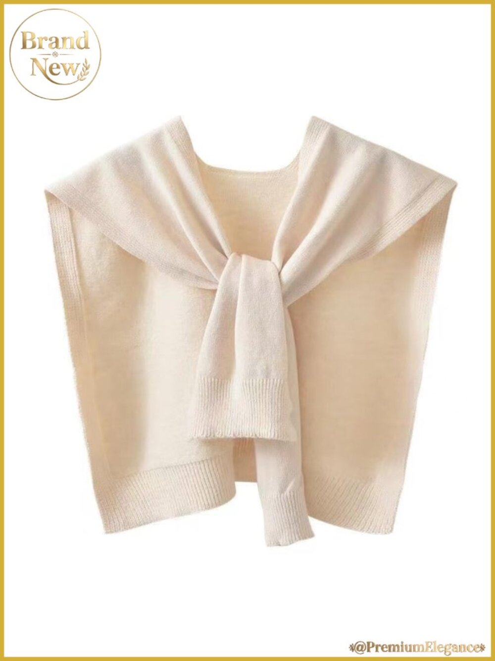 Sweater Knit Shawl Wrap with Sleeves One Size Travel Casual